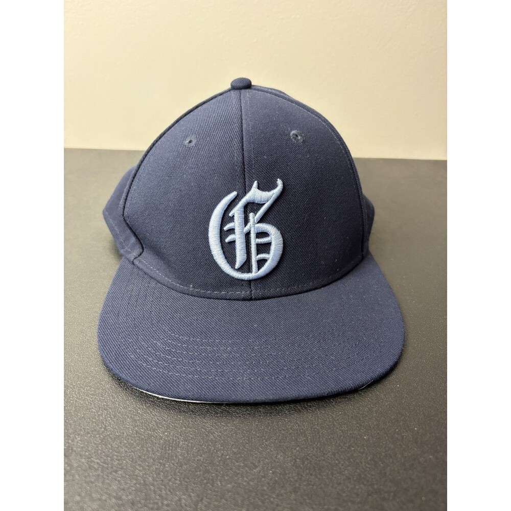 Greyson G Snapback Hat Navy Blue Embroidered